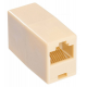 Адаптер для соединения двух патч-кордов RJ-45 (удлинительный, пластик)