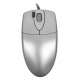 Мышь A4Tech OP-620D USB серебристый (800dpi, USB, провод 1,5м)