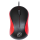 Мышь Оклик 115S черный/красный (USB, 1200dpi, провод 1,6м)