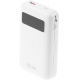 Портативный аккумулятор Powerbank Cactus CS-PBFSNT-10000 (USB 5V 3.0A, 10000mAh, быстрая зарядка, кабель Type-C и Lighting, Li-Pol) белый