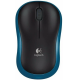 Беспроводная мышь Logitech M185 черный/синий (USB)